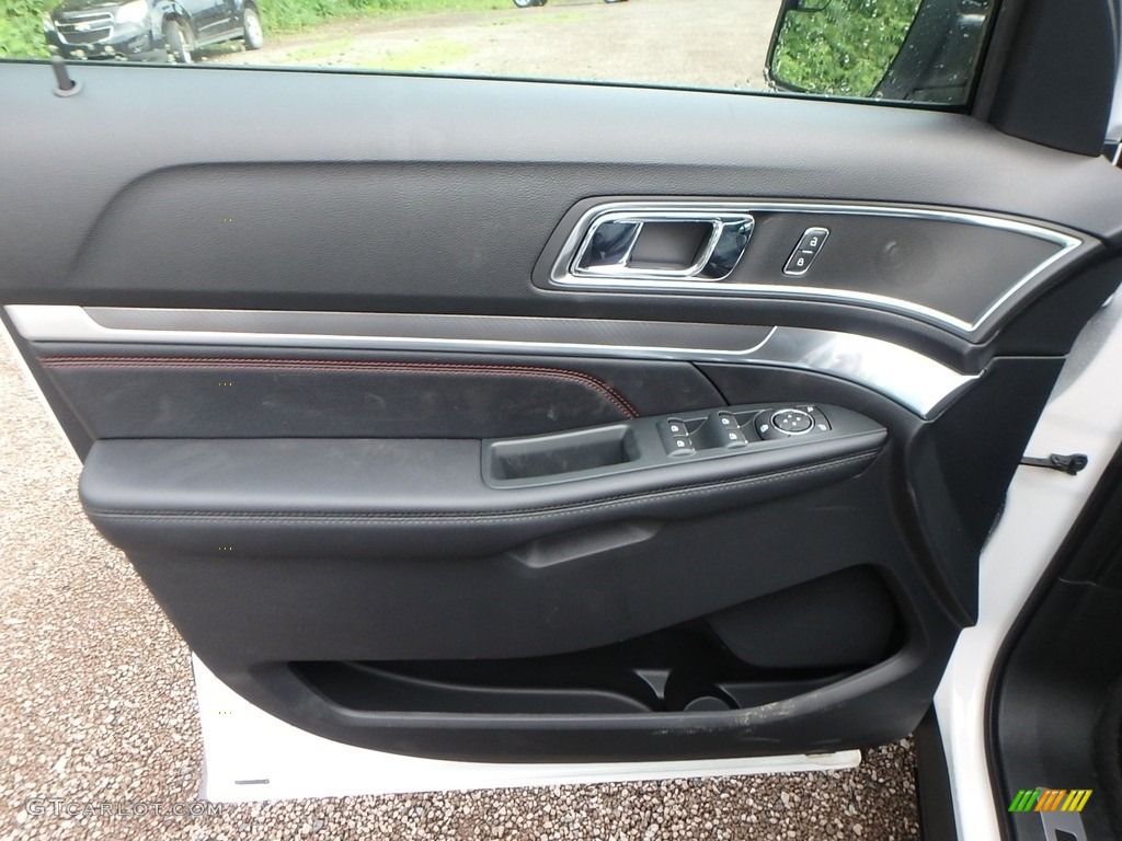 2018 Explorer Sport 4WD - White Platinum / Ebony Black photo #14
