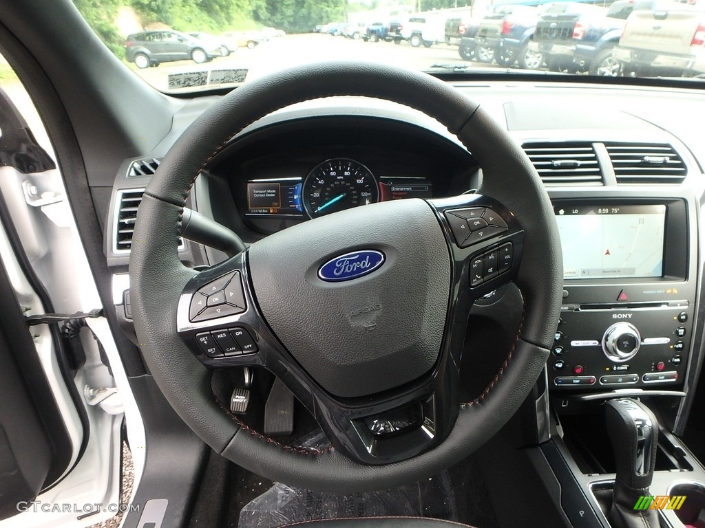 2018 Explorer Sport 4WD - White Platinum / Ebony Black photo #16