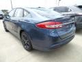 2018 Blue Metallic Ford Fusion S  photo #3