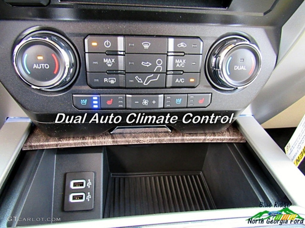 2018 F250 Super Duty Lariat Crew Cab 4x4 - White Gold / Camel photo #24