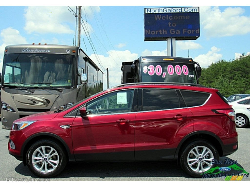 2018 Escape SE - Ruby Red / Medium Light Stone photo #2