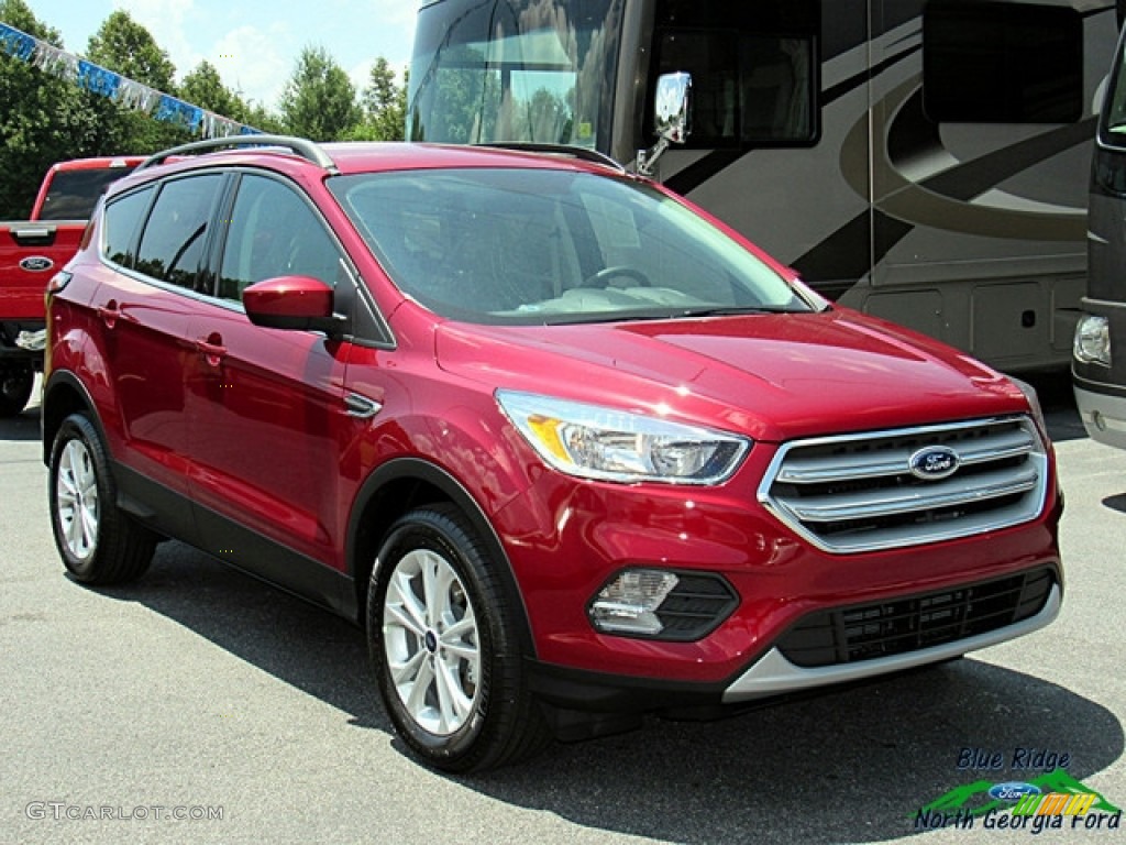 2018 Escape SE - Ruby Red / Medium Light Stone photo #7