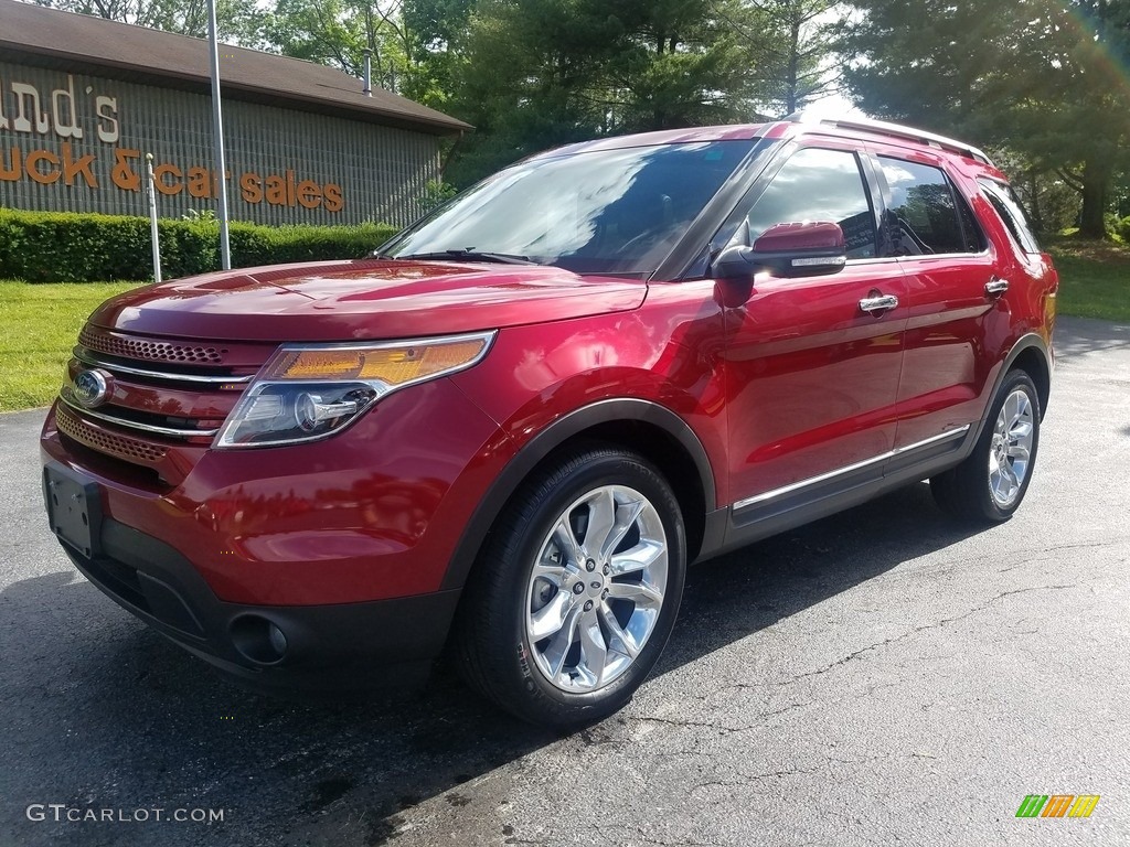 2015 Explorer Limited 4WD - Ruby Red / Charcoal Black photo #2