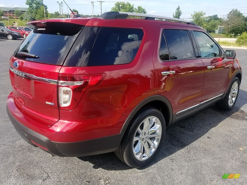 2015 Explorer Limited 4WD - Ruby Red / Charcoal Black photo #7