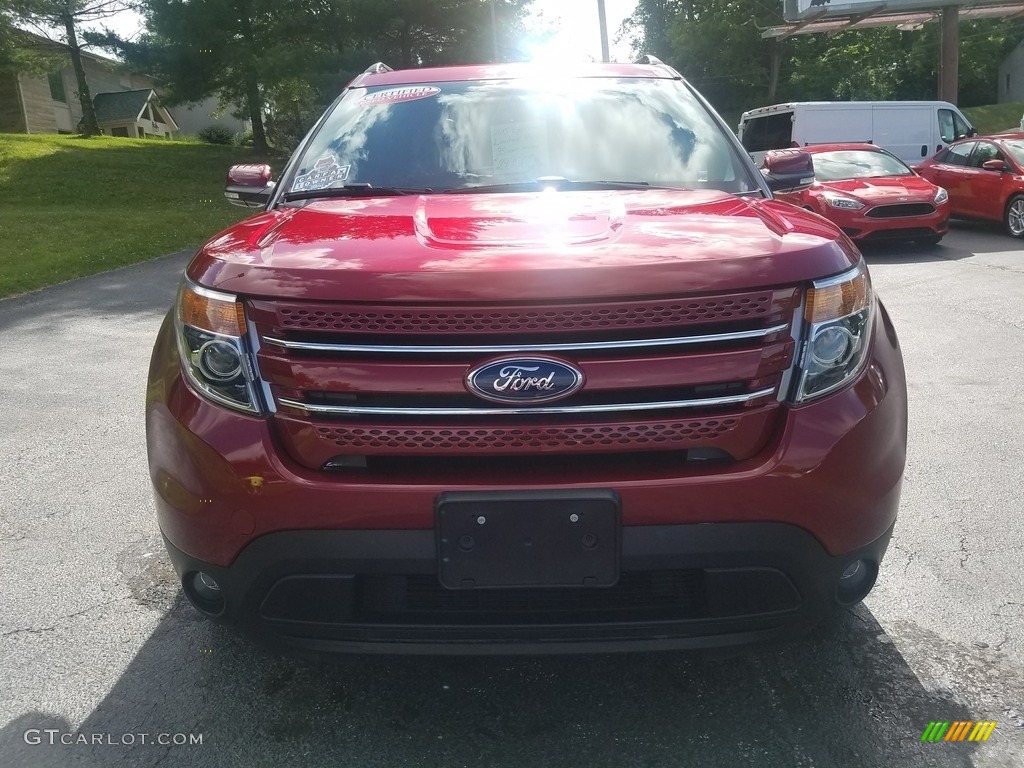 2015 Explorer Limited 4WD - Ruby Red / Charcoal Black photo #10