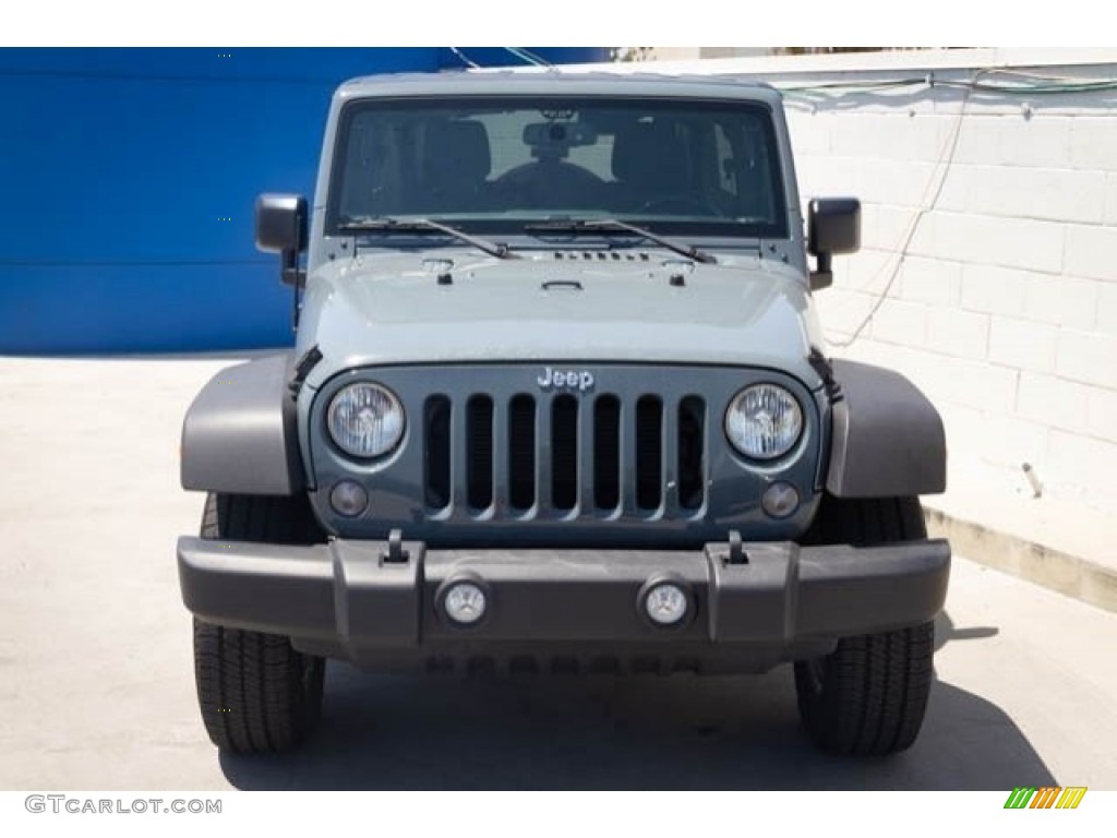 2015 Wrangler Unlimited Sport 4x4 - Anvil / Black photo #7