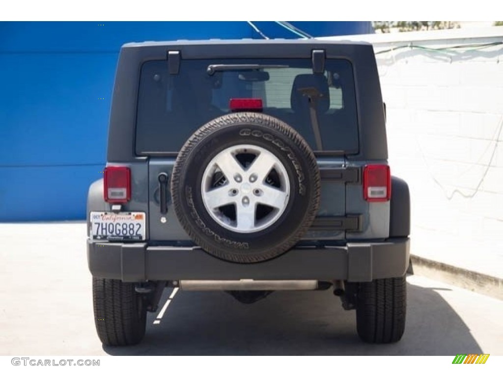 2015 Wrangler Unlimited Sport 4x4 - Anvil / Black photo #10