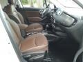 2018 Fiat 500X Brown Interior Front Seat Photo