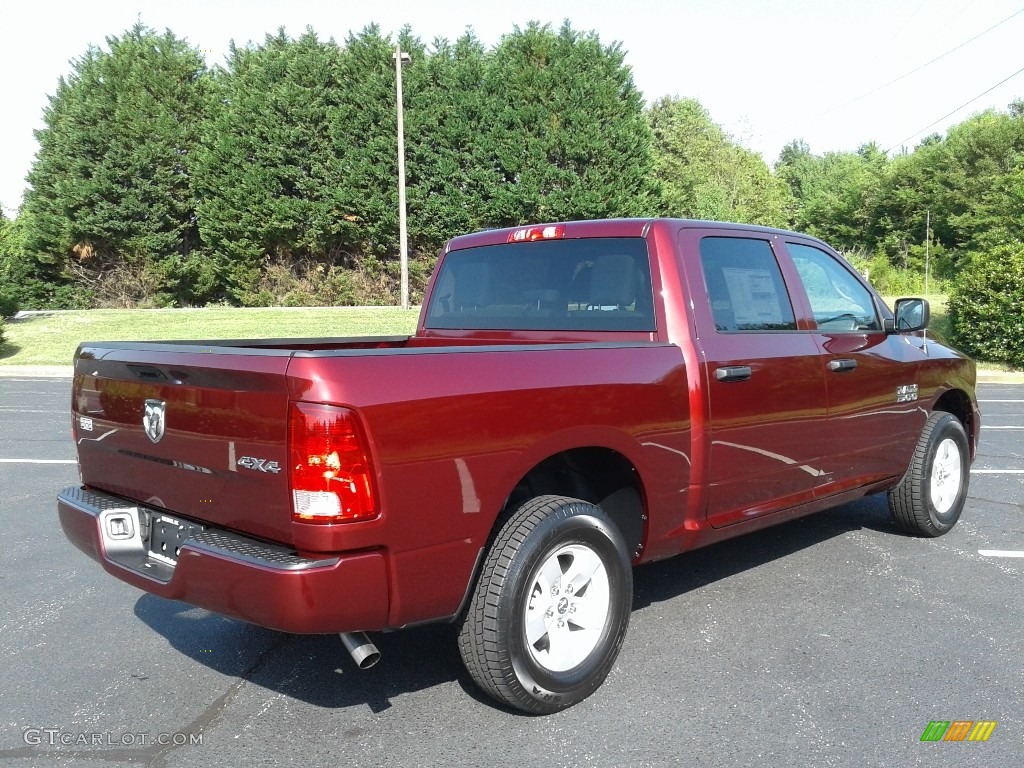 2018 1500 Express Crew Cab 4x4 - Delmonico Red Pearl / Black/Diesel Gray photo #6