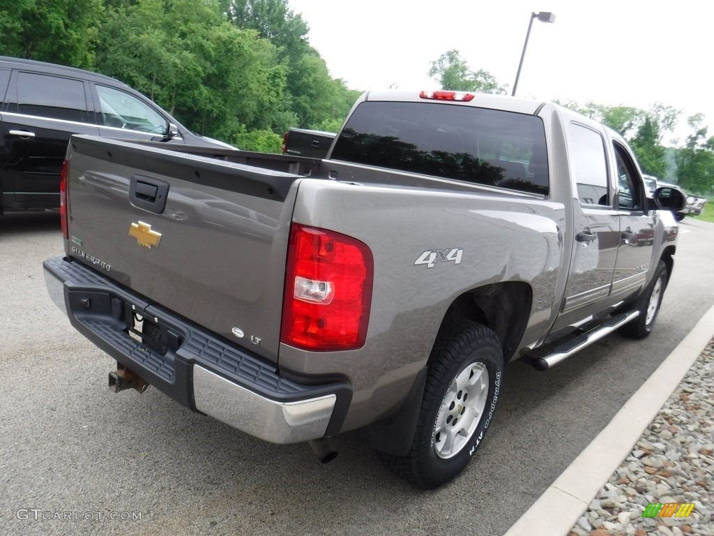 2012 Silverado 1500 LT Crew Cab 4x4 - Mocha Steel Metallic / Ebony photo #8