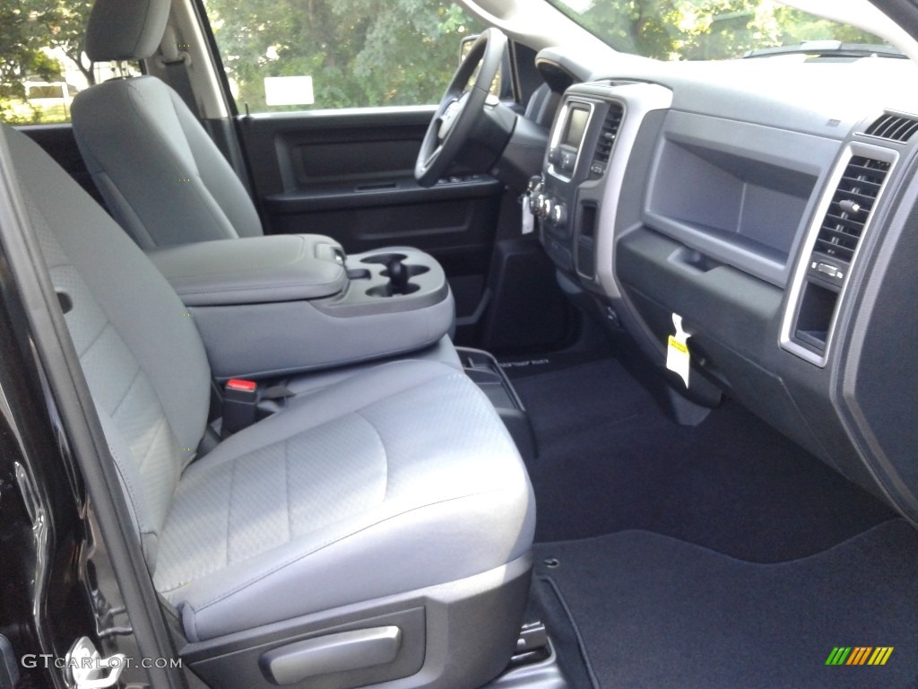 2018 1500 Express Crew Cab 4x4 - Brilliant Black Crystal Pearl / Black/Diesel Gray photo #14