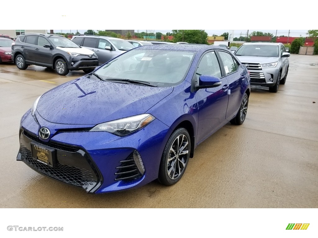 2019 Corolla SE - Blue Crush Metallic / Vivid Blue photo #1