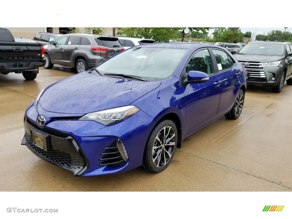 2019 Corolla SE - Blue Crush Metallic / Vivid Blue photo #1