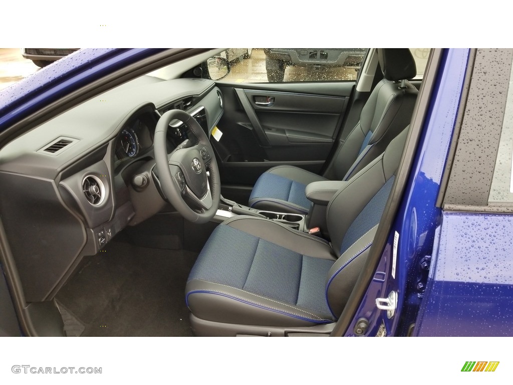 Vivid Blue Interior 2019 Toyota Corolla SE Photo #127825789