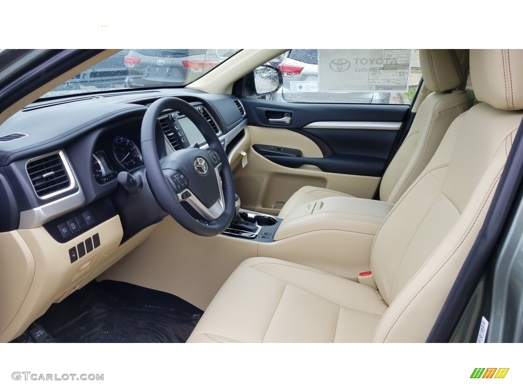 2018 Highlander XLE AWD - Alumina Jade Metallic / Almond photo #3