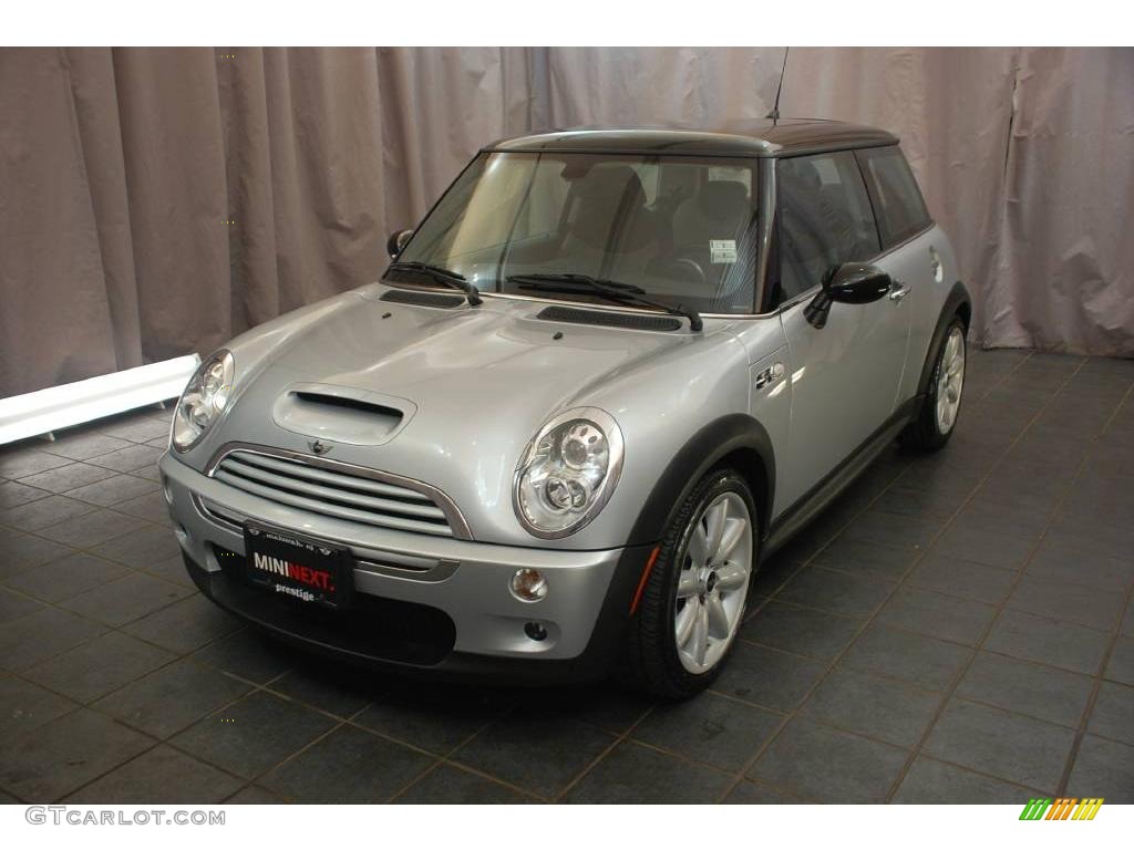2006 Cooper S Hardtop - Pure Silver Metallic / Space Gray/Panther Black photo #1