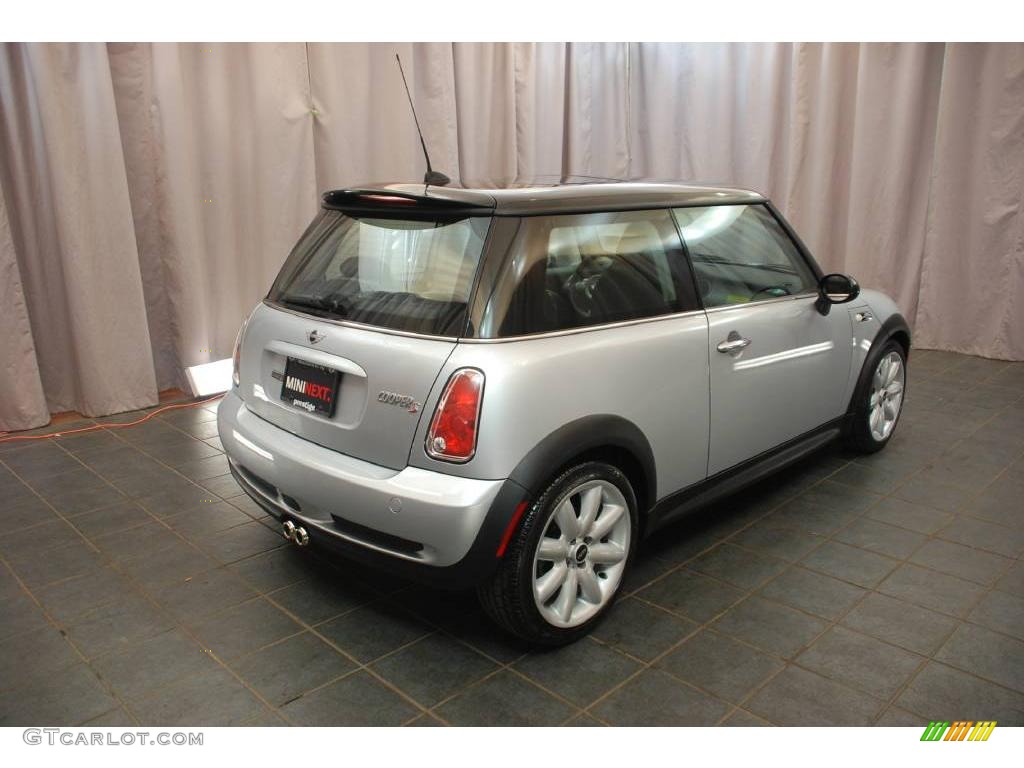 2006 Cooper S Hardtop - Pure Silver Metallic / Space Gray/Panther Black photo #4