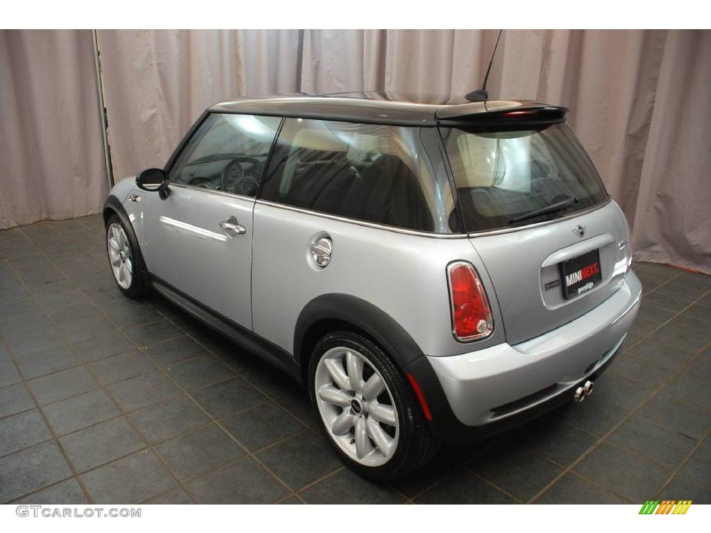 2006 Cooper S Hardtop - Pure Silver Metallic / Space Gray/Panther Black photo #6