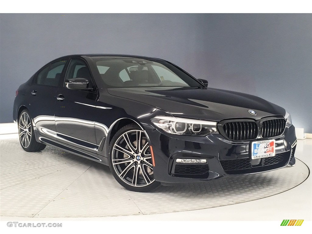 2018 5 Series 540i Sedan - Carbon Black Metallic / Black photo #12