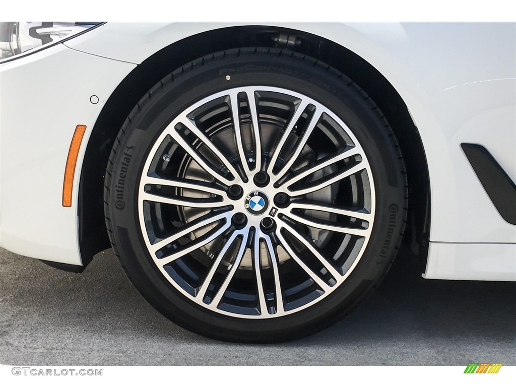 2018 5 Series 530i Sedan - Alpine White / Black photo #9