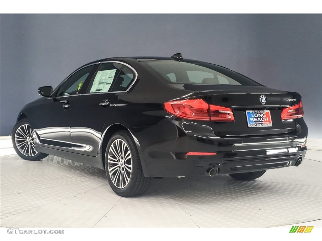 2018 5 Series 530i Sedan - Jet Black / Black photo #3