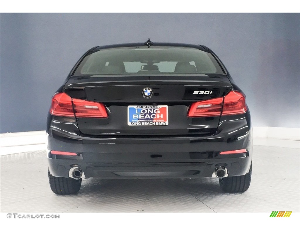 2018 5 Series 530i Sedan - Jet Black / Black photo #4