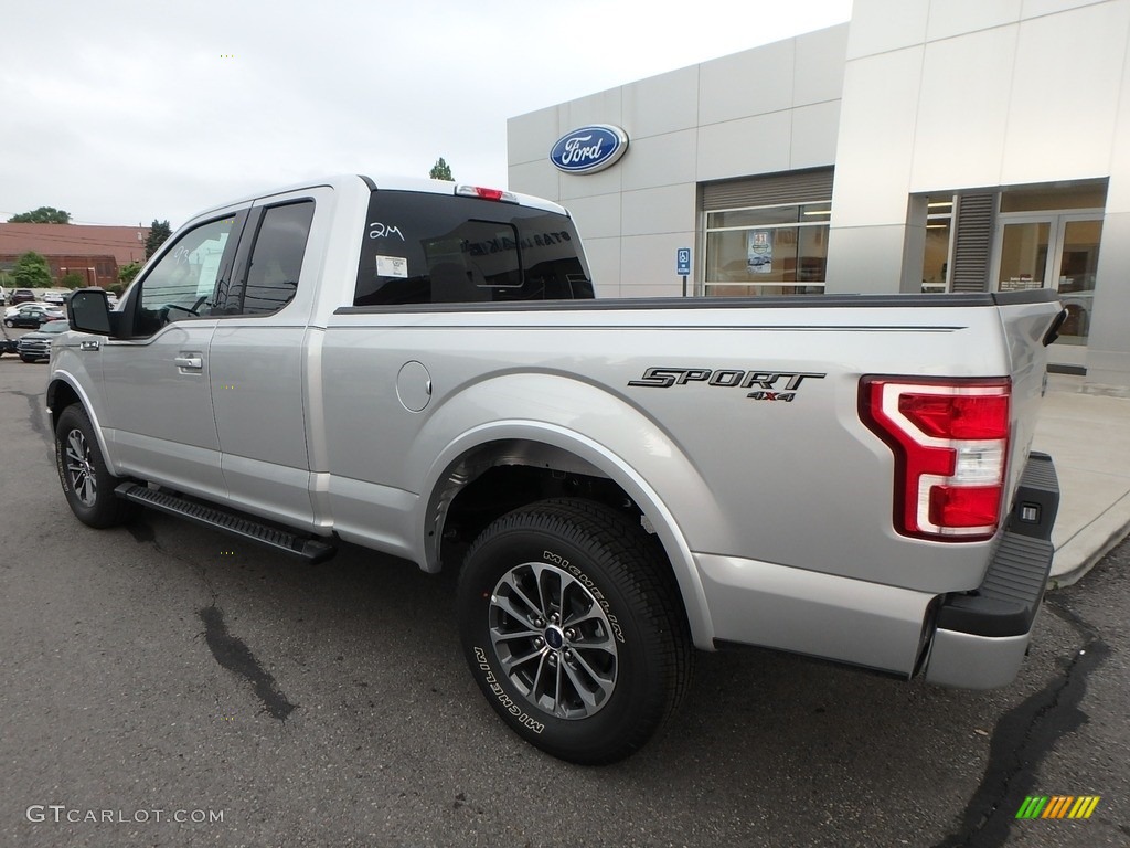 2018 F150 XLT SuperCab 4x4 - Ingot Silver / Black photo #7