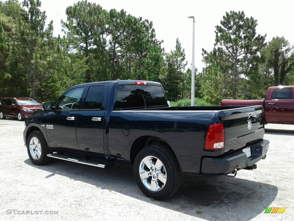 2018 1500 Express Quad Cab - True Blue Pearl / Black/Diesel Gray photo #3