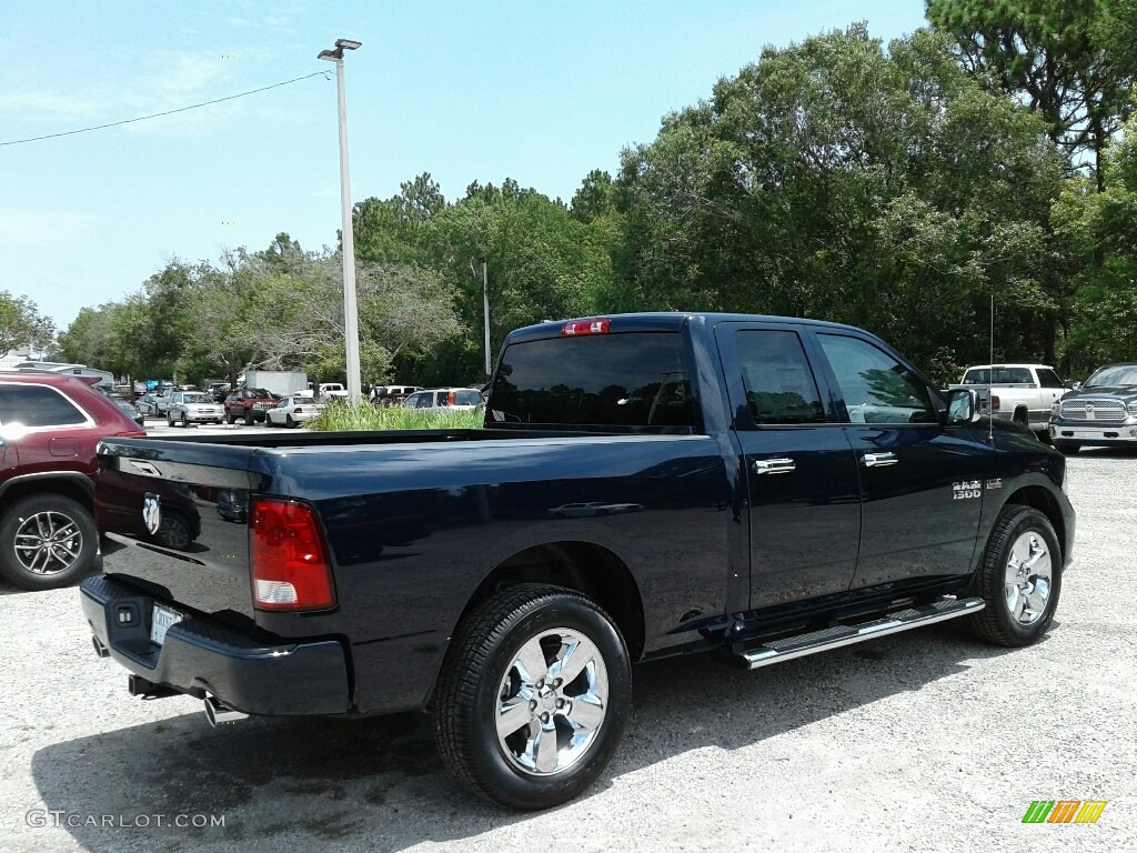 2018 1500 Express Quad Cab - True Blue Pearl / Black/Diesel Gray photo #5
