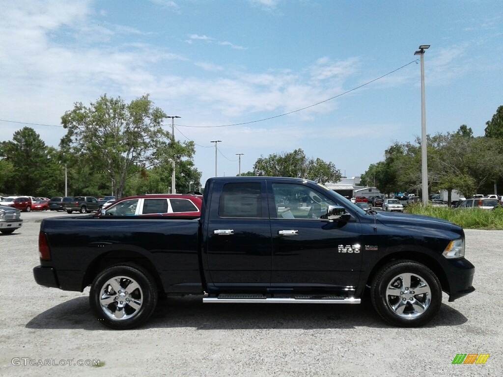 2018 1500 Express Quad Cab - True Blue Pearl / Black/Diesel Gray photo #6