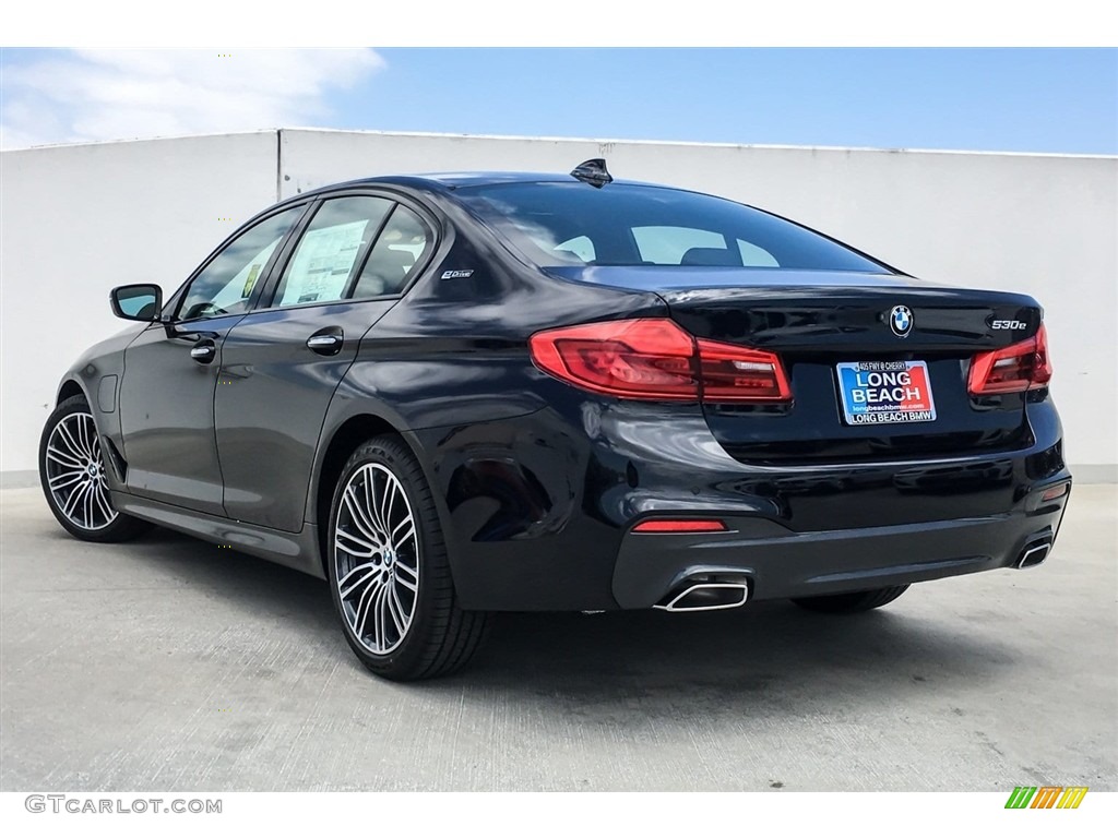 2018 5 Series 530e iPerfomance Sedan - Carbon Black Metallic / Black photo #3