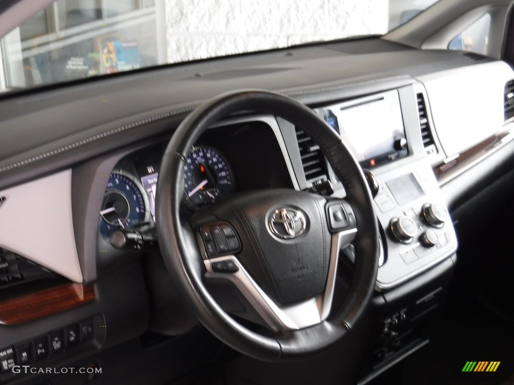 2015 Sienna Limited AWD - Shoreline Blue Pearl / Ash photo #15