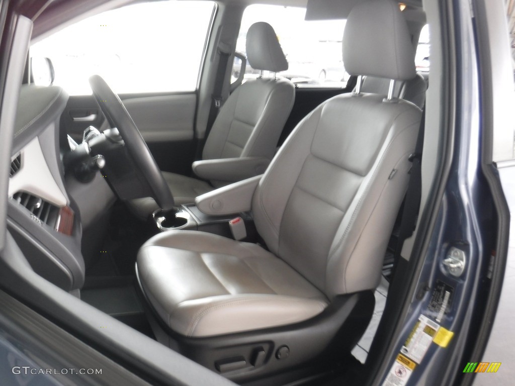 2015 Sienna Limited AWD - Shoreline Blue Pearl / Ash photo #17
