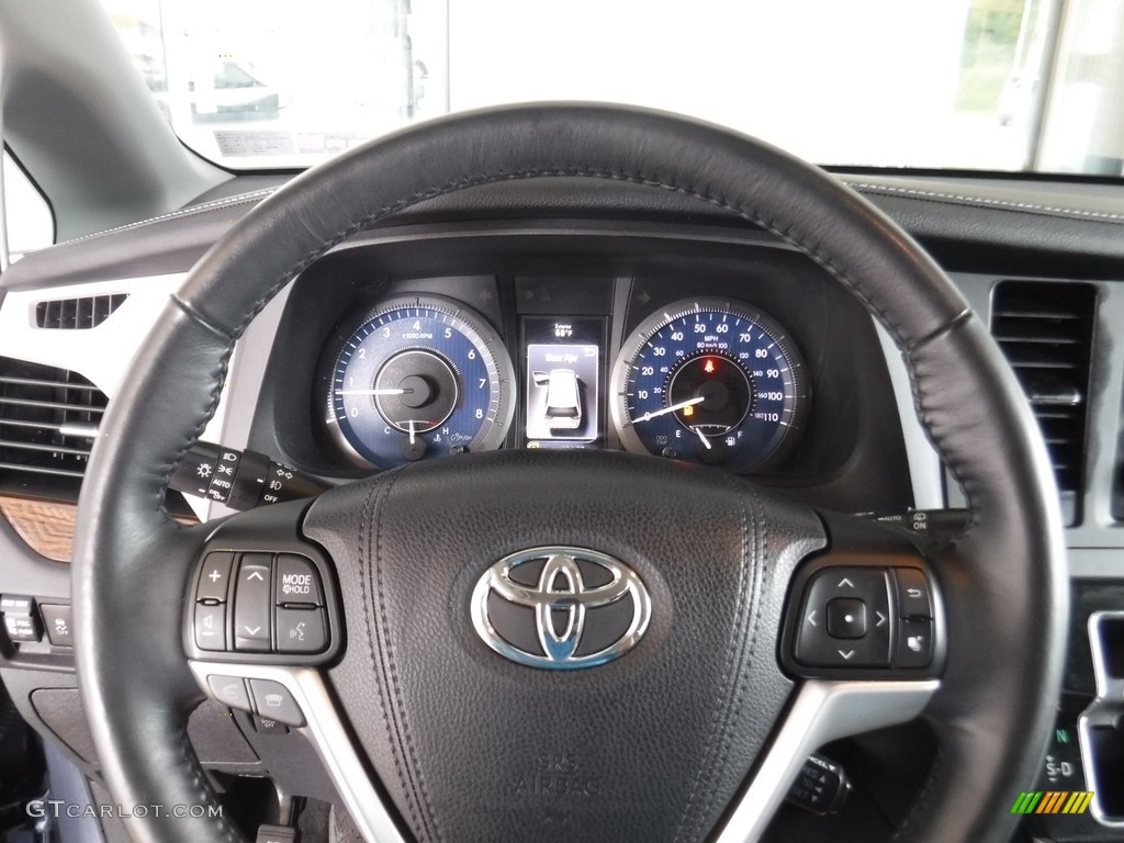 2015 Sienna Limited AWD - Shoreline Blue Pearl / Ash photo #23