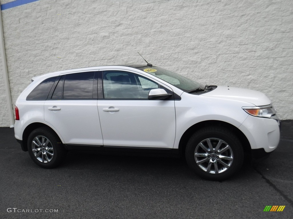 2013 Edge SEL AWD - White Suede / SEL Appearance Charcoal Black/Gray Alcantara photo #2