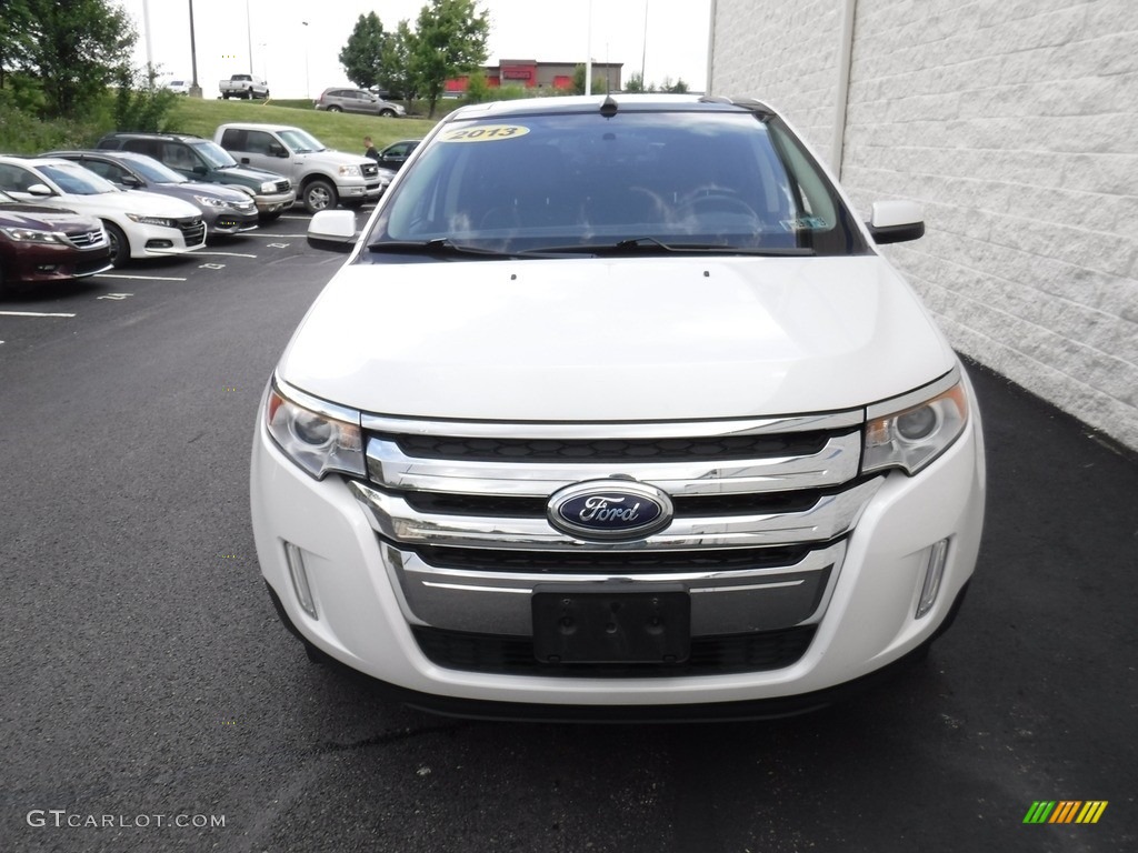 2013 Edge SEL AWD - White Suede / SEL Appearance Charcoal Black/Gray Alcantara photo #5