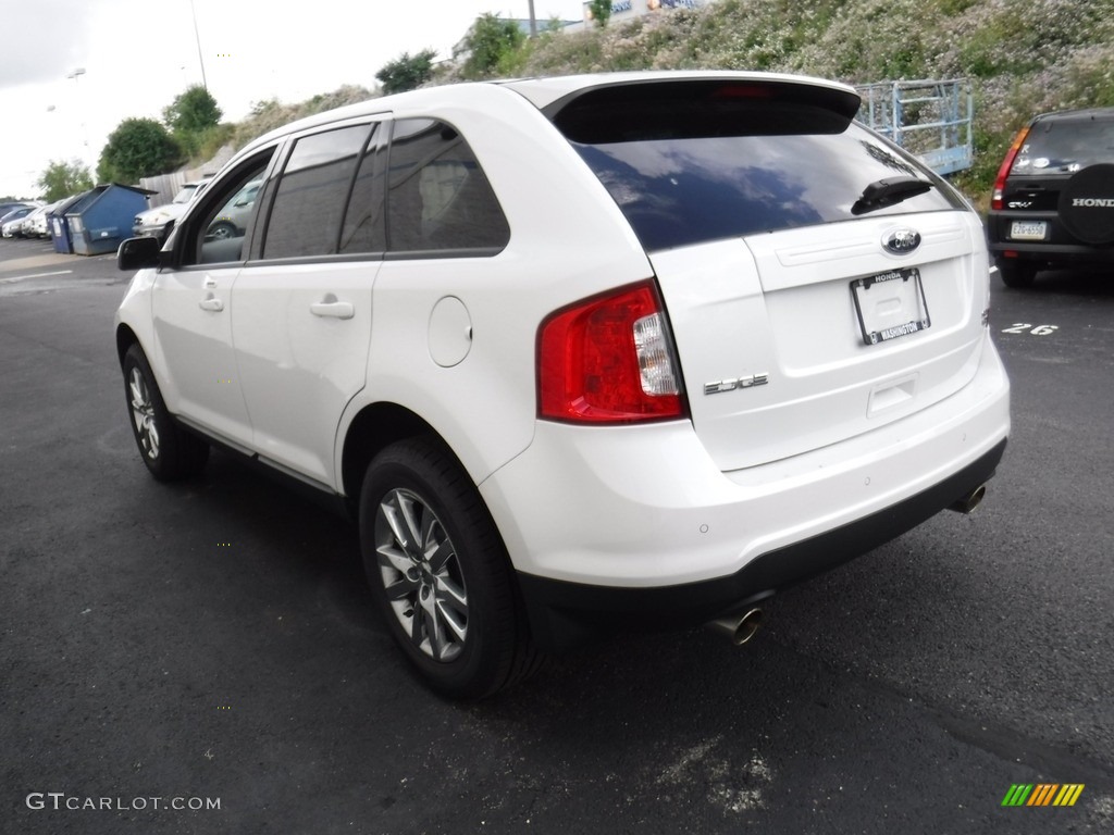 2013 Edge SEL AWD - White Suede / SEL Appearance Charcoal Black/Gray Alcantara photo #8