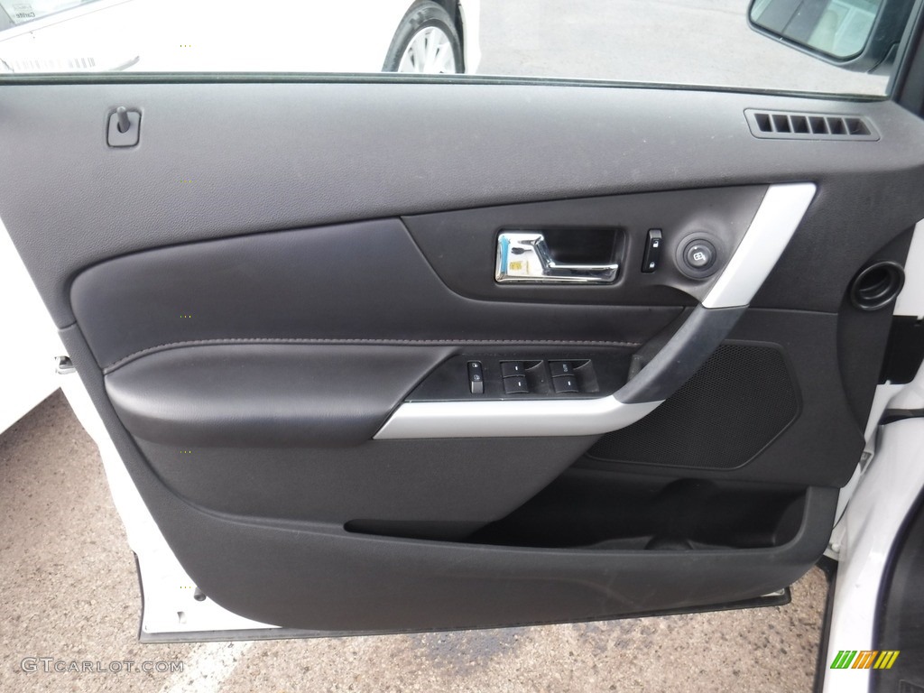2013 Edge SEL AWD - White Suede / SEL Appearance Charcoal Black/Gray Alcantara photo #14