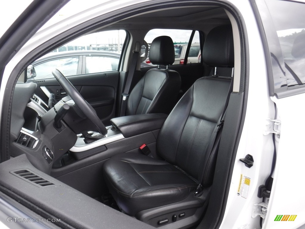 2013 Edge SEL AWD - White Suede / SEL Appearance Charcoal Black/Gray Alcantara photo #15