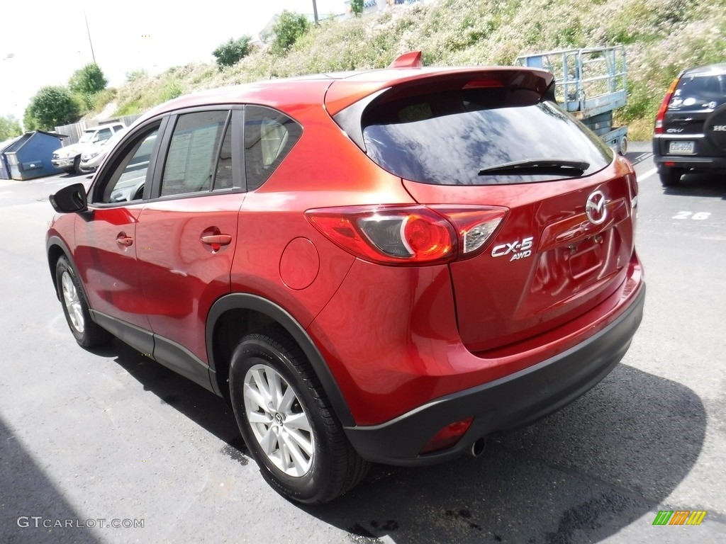 2013 CX-5 Touring AWD - Zeal Red Mica / Black photo #7