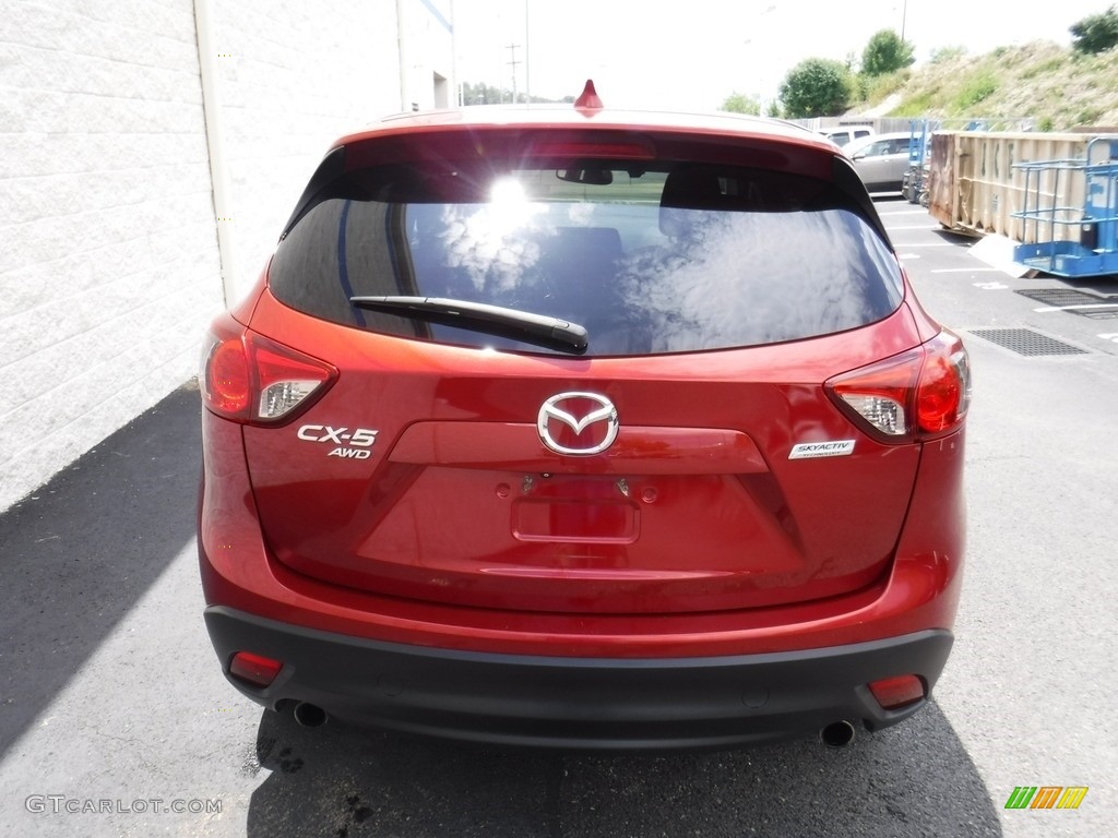 2013 CX-5 Touring AWD - Zeal Red Mica / Black photo #9