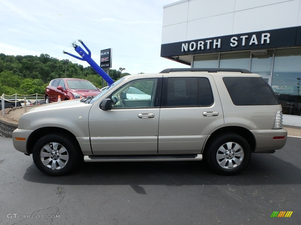 2006 Mountaineer Luxury AWD - Light French Silk Metallic / Camel photo #8