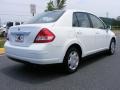2008 Fresh Powder White Nissan Versa 1.8 S Sedan  photo #3