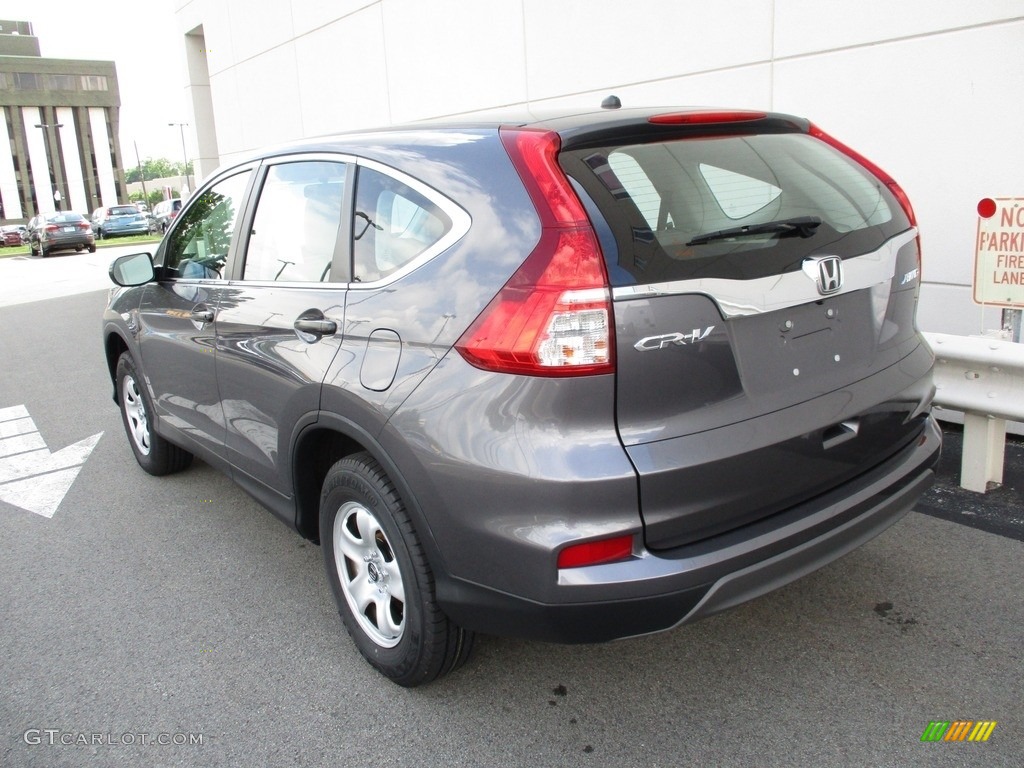 2015 CR-V LX AWD - Modern Steel Metallic / Gray photo #3