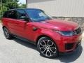 Front 3/4 View of 2018 Range Rover Sport HSE