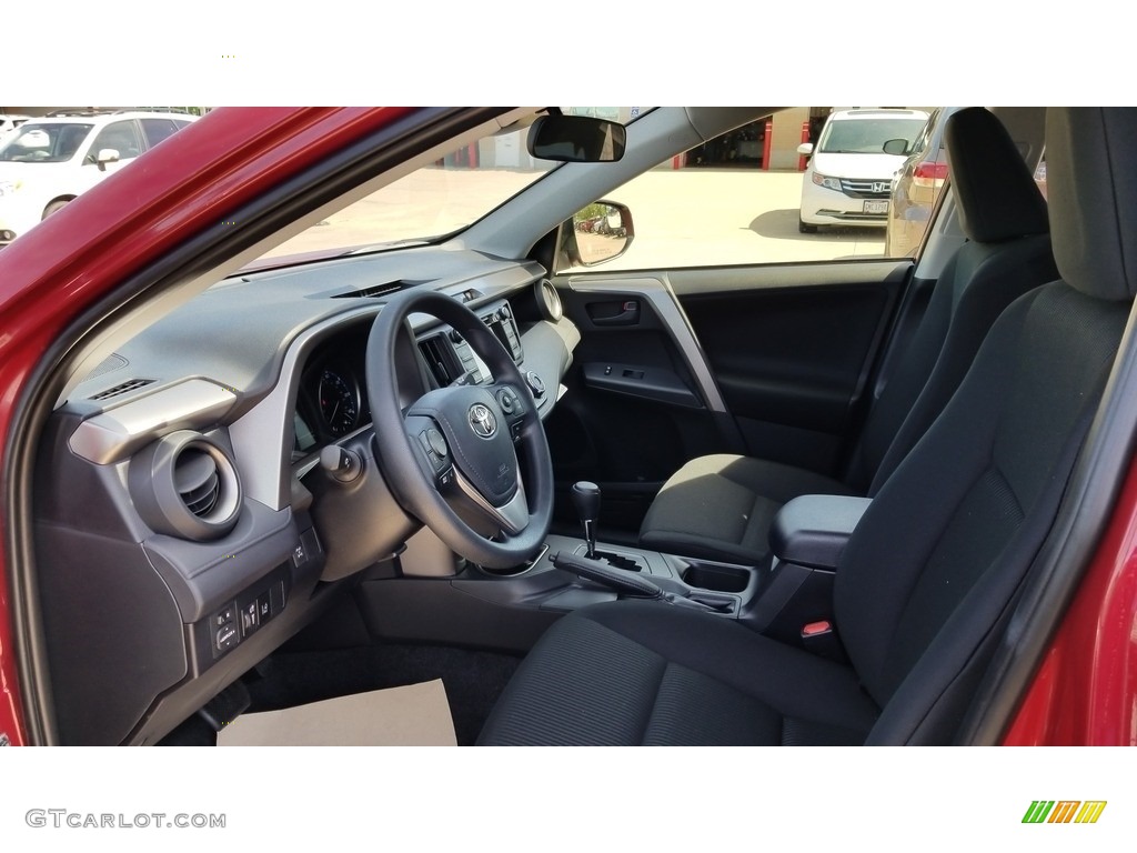2018 RAV4 LE - Ruby Flare Pearl / Black photo #3
