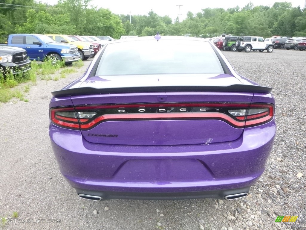 2018 Charger GT AWD - Plum Crazy Pearl / Black photo #4