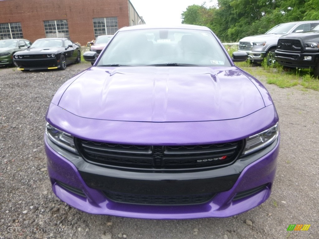 2018 Charger GT AWD - Plum Crazy Pearl / Black photo #8