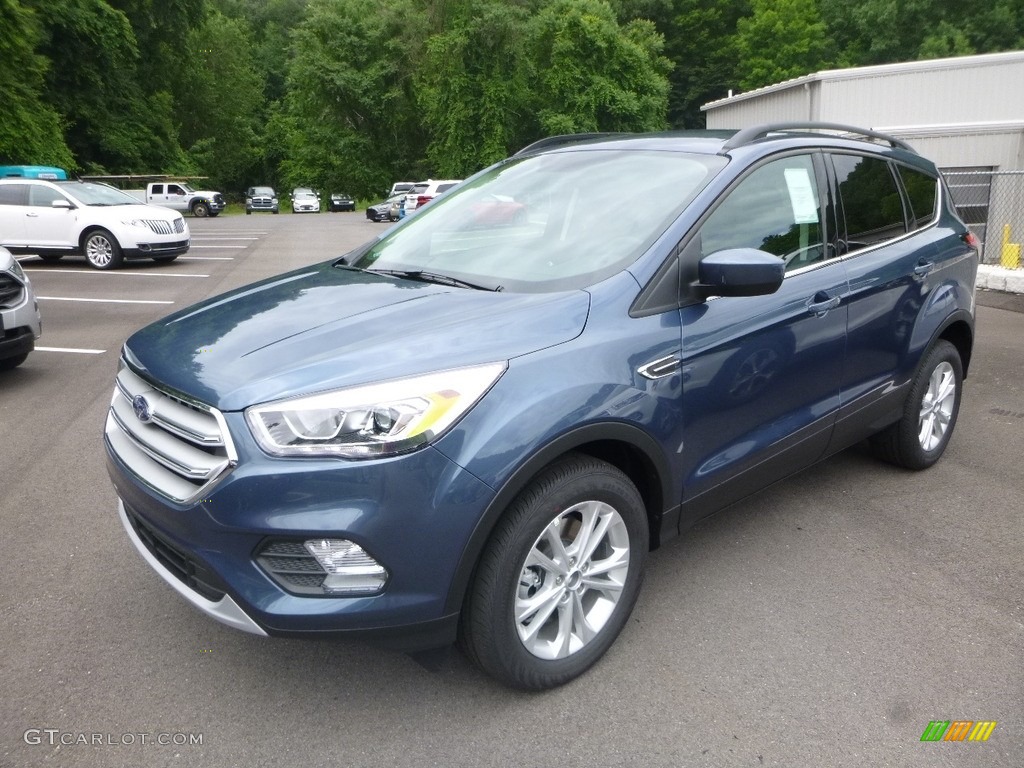 2018 Escape SEL 4WD - Blue Metallic / Charcoal Black photo #5