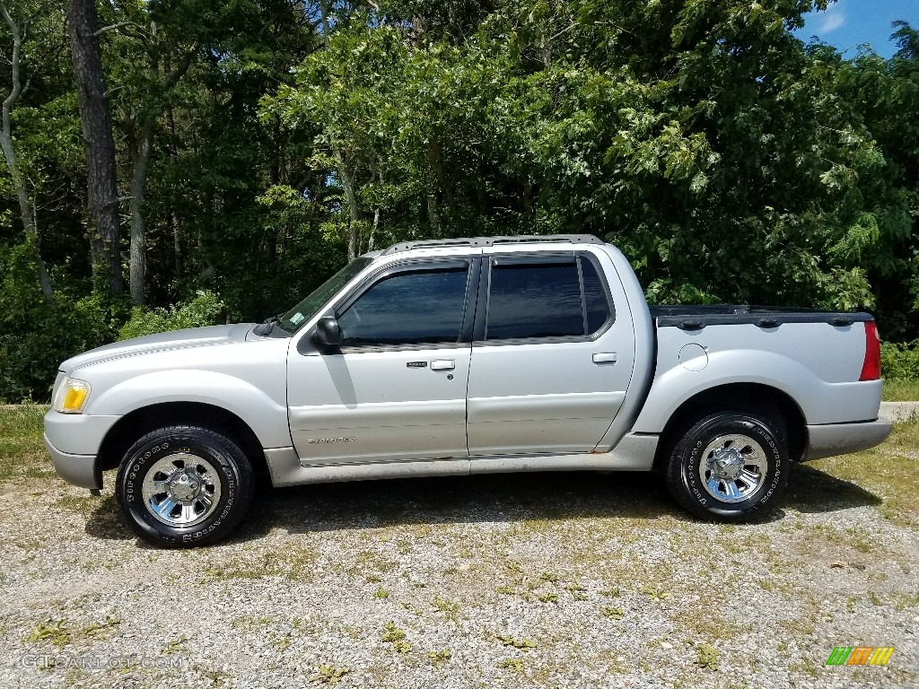 2001 Explorer Sport Trac 4x4 - Silver Frost Metallic / Dark Graphite photo #5